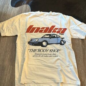 Men’s Inaka Power cream T shirt